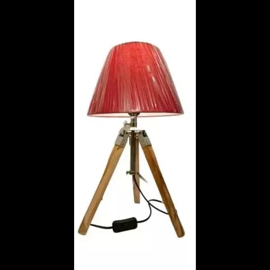 

Старинная настольная лампа деревянная тренога подставка 23 дюйма для дома и офиса декор