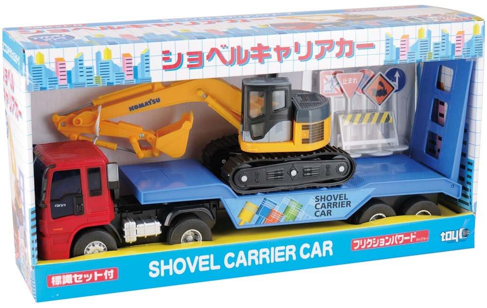 

Toyco Friction Shovel Carrier Car
