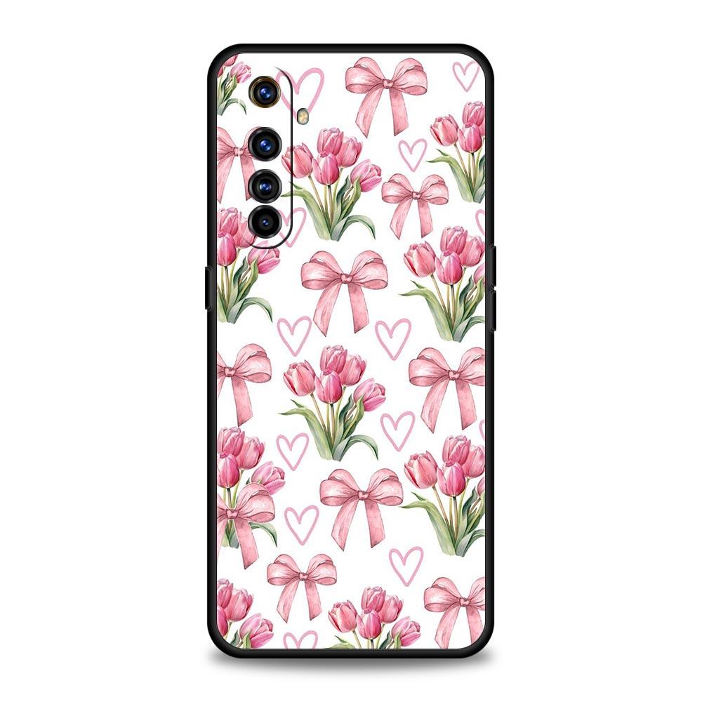 Soft Pale Little Flower Phone Case For Realme 13 12 10 9 8 7 GT3 GT5 GT2 Pro Plus 5G C21 C25 C35 GT Neo 2 3 3T 5 Cover