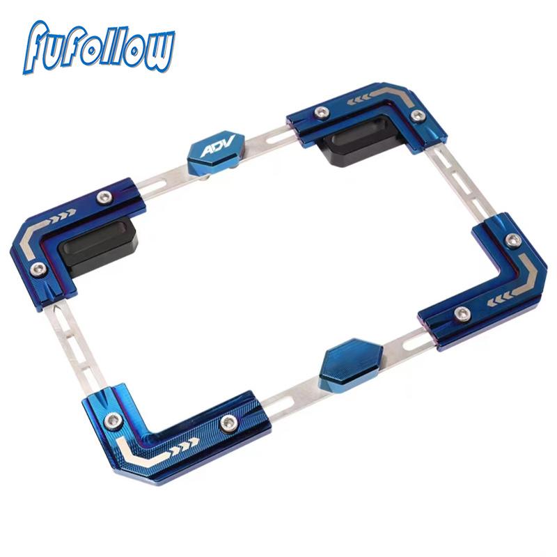 For Honda PCX 125 150 160 Adv 150 160 350 ADV150 Adv350 -2023 Motorcycle License Plate Number License Frame Holder