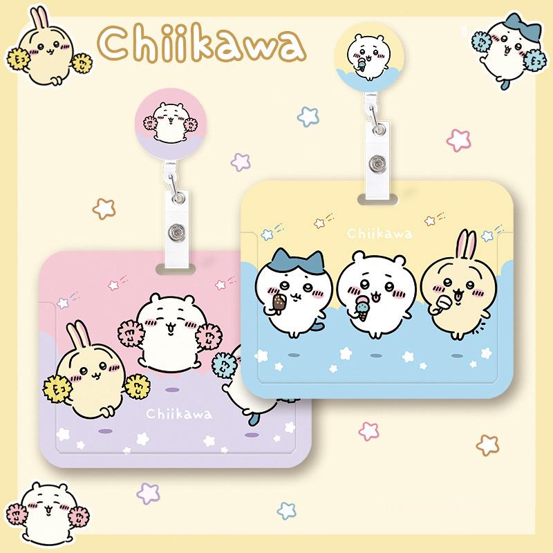 chiikawa card sleeves Sliding Cover Holder Chiikawa Universe Size is approx Card Sleeves Rabbit and Chiikawa