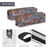 Creative Super Zings Pencil Case Funny Superzings Pencilcases Pen for Student Large Storage Bag School Supplies Gifts Stationery