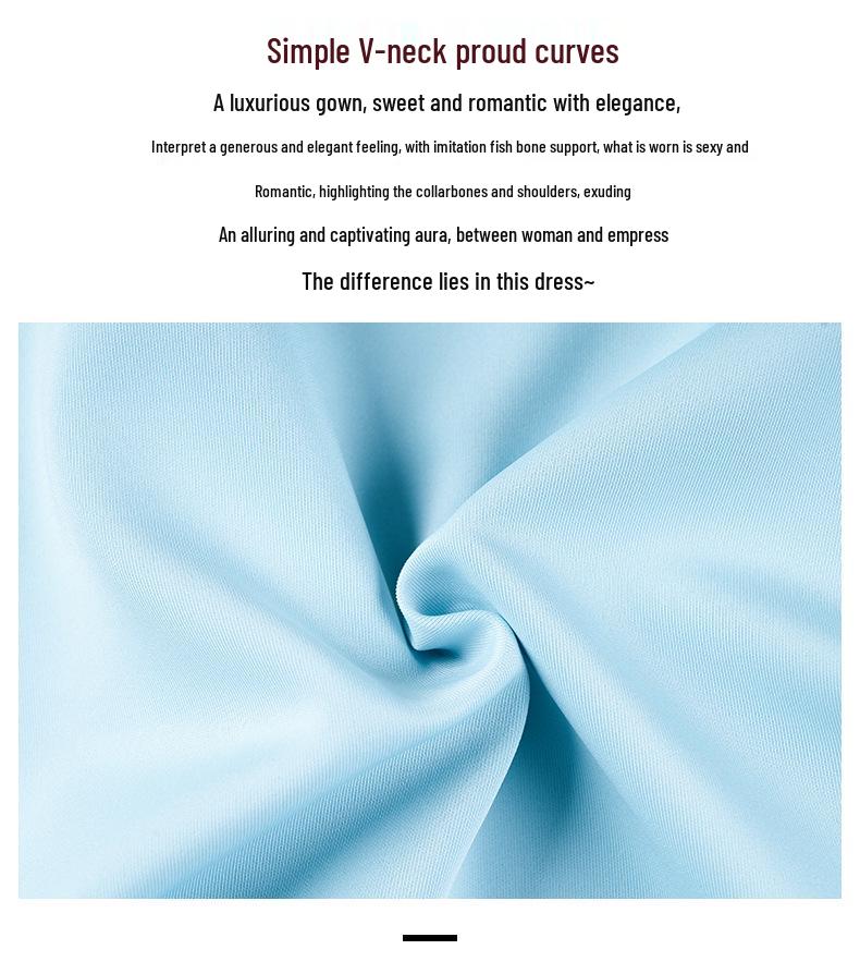 White Formal Pleated Waist-Cinching Dress with Slimming Split Strap Design