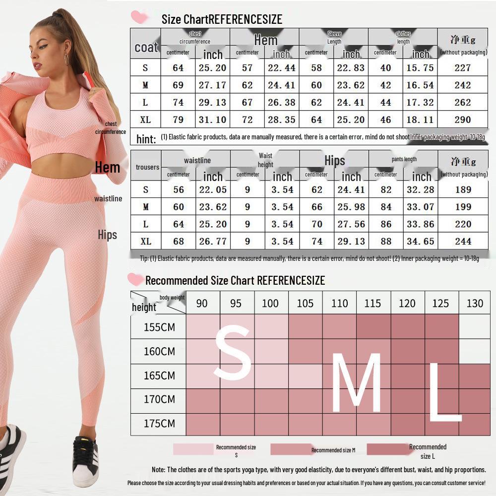 Damen High-Waist Schnelltrocknendes Yoga-Set: Langärmeliges Oberteil & Hose, ideal für Herbst/Winter-Fitness.