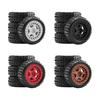 4PCs Wheels And Tire Replacement Replace The Parts 69cmx26 Cm for 1:18 2S 223S RC Car Sturdy