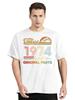 Vintage 1974 Limited Edition Retro Style T-shirt Men Tees Fashion Oversized Casual Tshirt Men Clothing Cotton T Shirt Tops