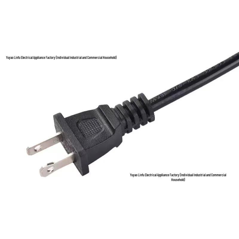 US Standard Polarized 2-Pin Power Cord 2x0.75mm²