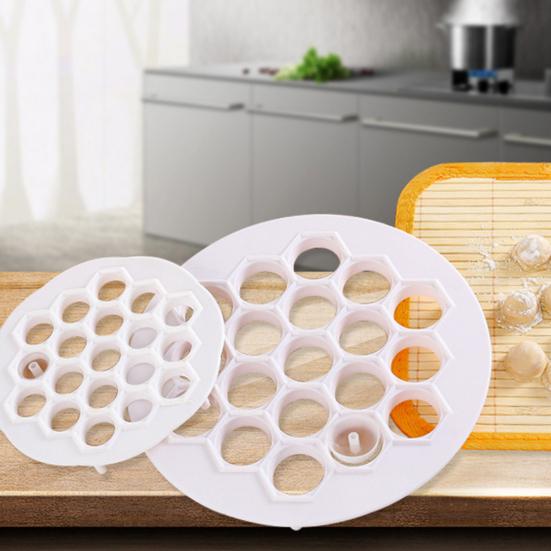 Dumpling Maker Portable Easy to Clean ABS Dough Press Cutter Kitchen Gadget
