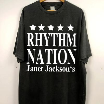 Janet Jackson RHYTHM NATION Cotton Shirt Unisex T-Shirt