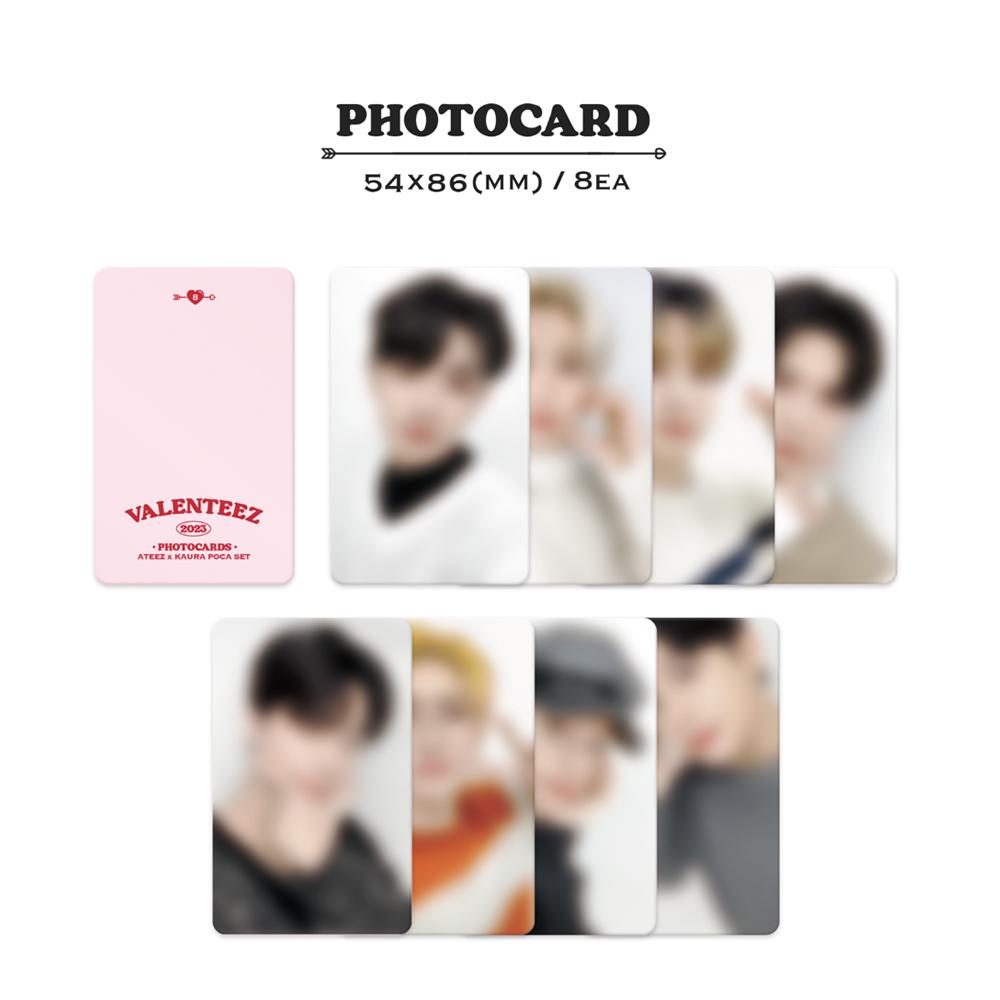 Ateez X Kaura Valenteez Photocard Set