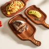 Cat Sandalwood Steak Cutting Board Steak Board Wooden Pizza Tray Solid Wood Bread Cutting Board Home Restaurant Wooden Tray