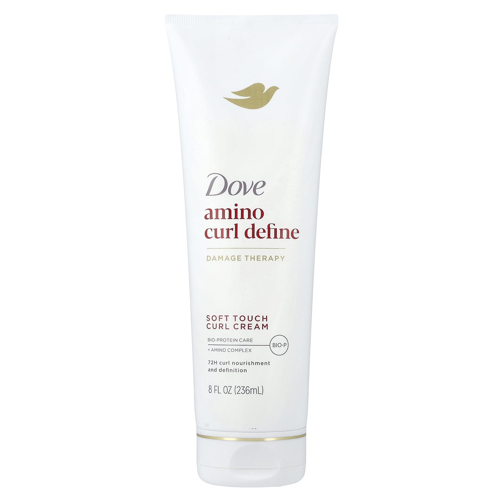 Dove, Amino Curl Define, Soft Touch Curl Cream, For Curly, Frizzy Hair, 8 fl oz (236 ml)