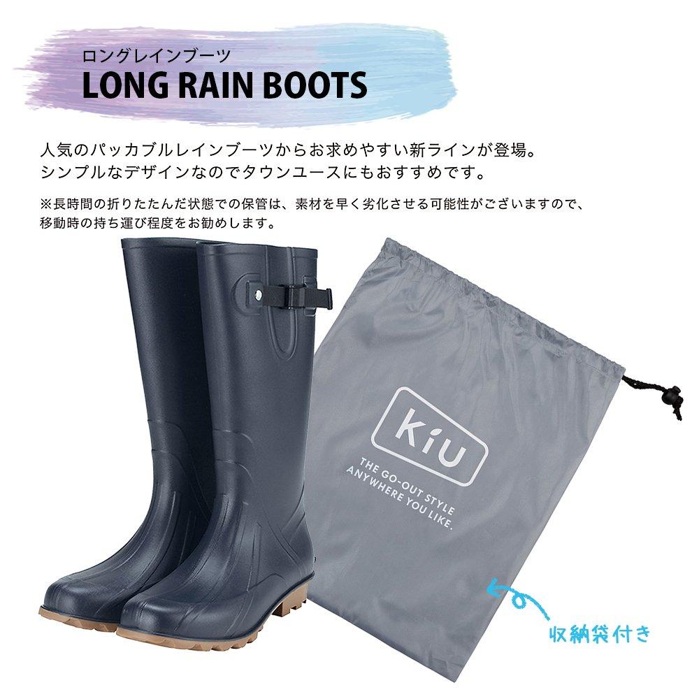 KiU Regenstiefel mit Aufbewahrungsgröße und Tasche, Marineblau, LL, Herren Damen, K83LL-910