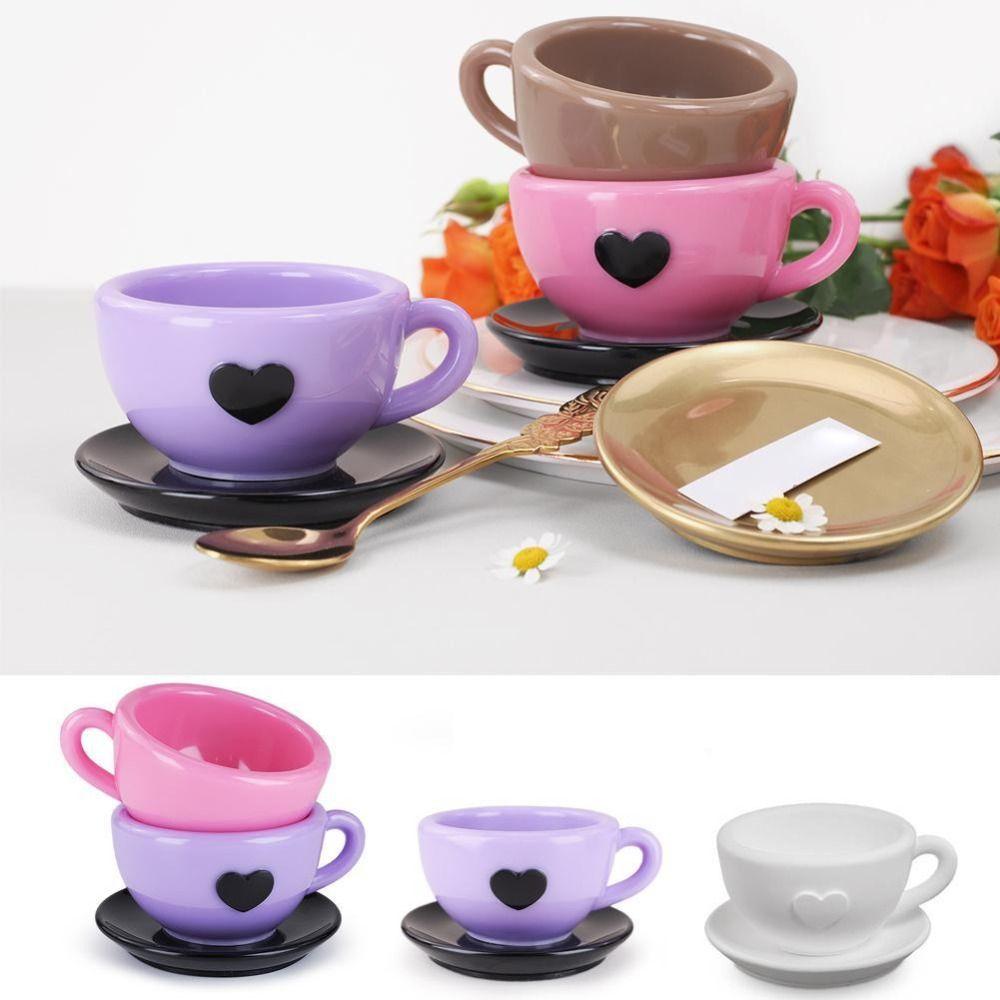Silicone Material DIY Mold Coffee Cup Shape Epoxy Resin Mold Love Teacup Silicone Mold Home Decor