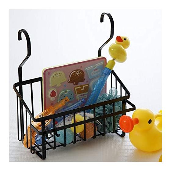 Yamazaki Jitsugyo Bathroom Multi Basket Tower Tower Black 8553