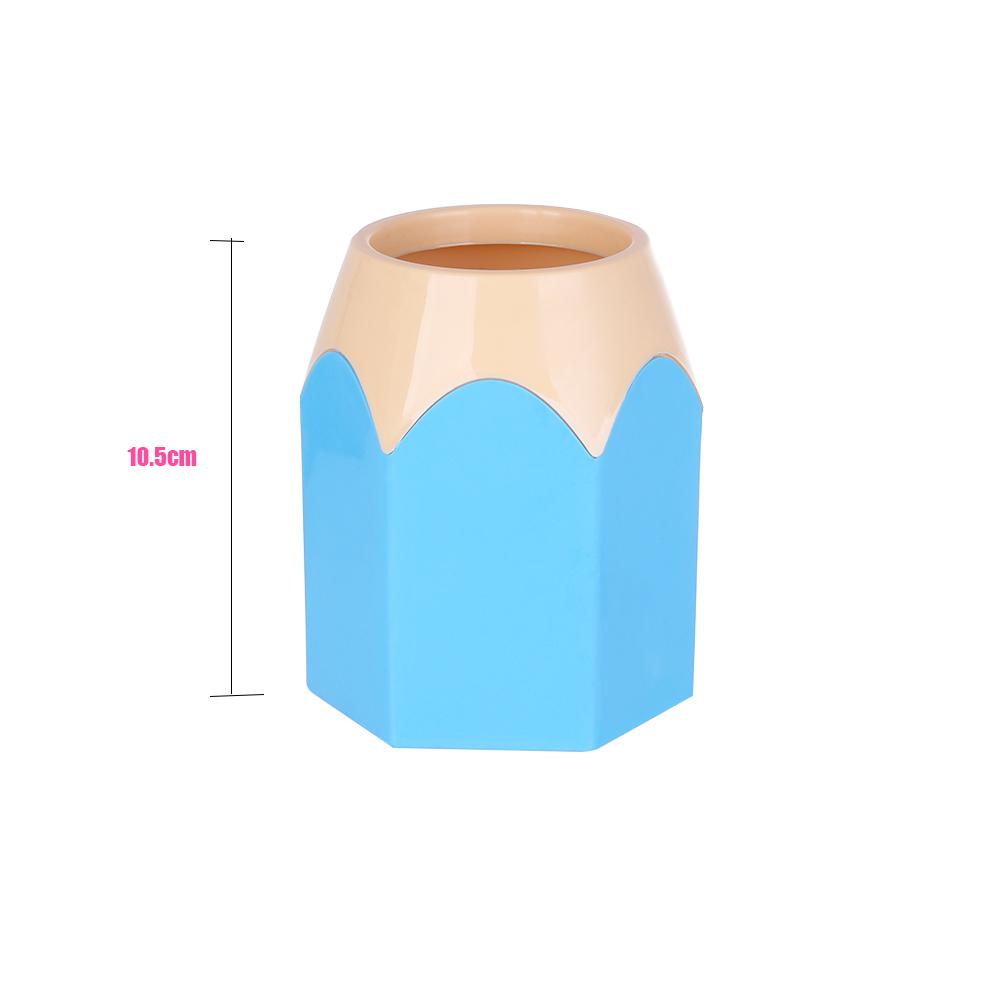 1 Stück Neuer Mini-Stiftehalter Stifteaufbewahrung Vase Schreibwaren Geschenktasse Make-up-Pinselbehälter Box Schreibtisch-Organizer