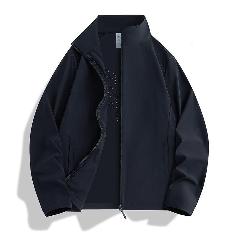 UPF50+ Sun Protection Jacket: Ice Silk, Stand Collar, Loose Fit, Breathable for Outdoor Camping and Cycling