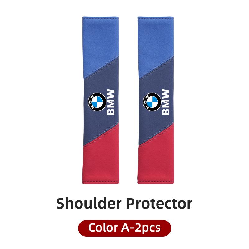 2025 Hot Fashion Car Safety Belt Shoulder Cover Protection Pads Cars Accessories For BMW Performance E46 E90 G11 F10 F30 G08 X6