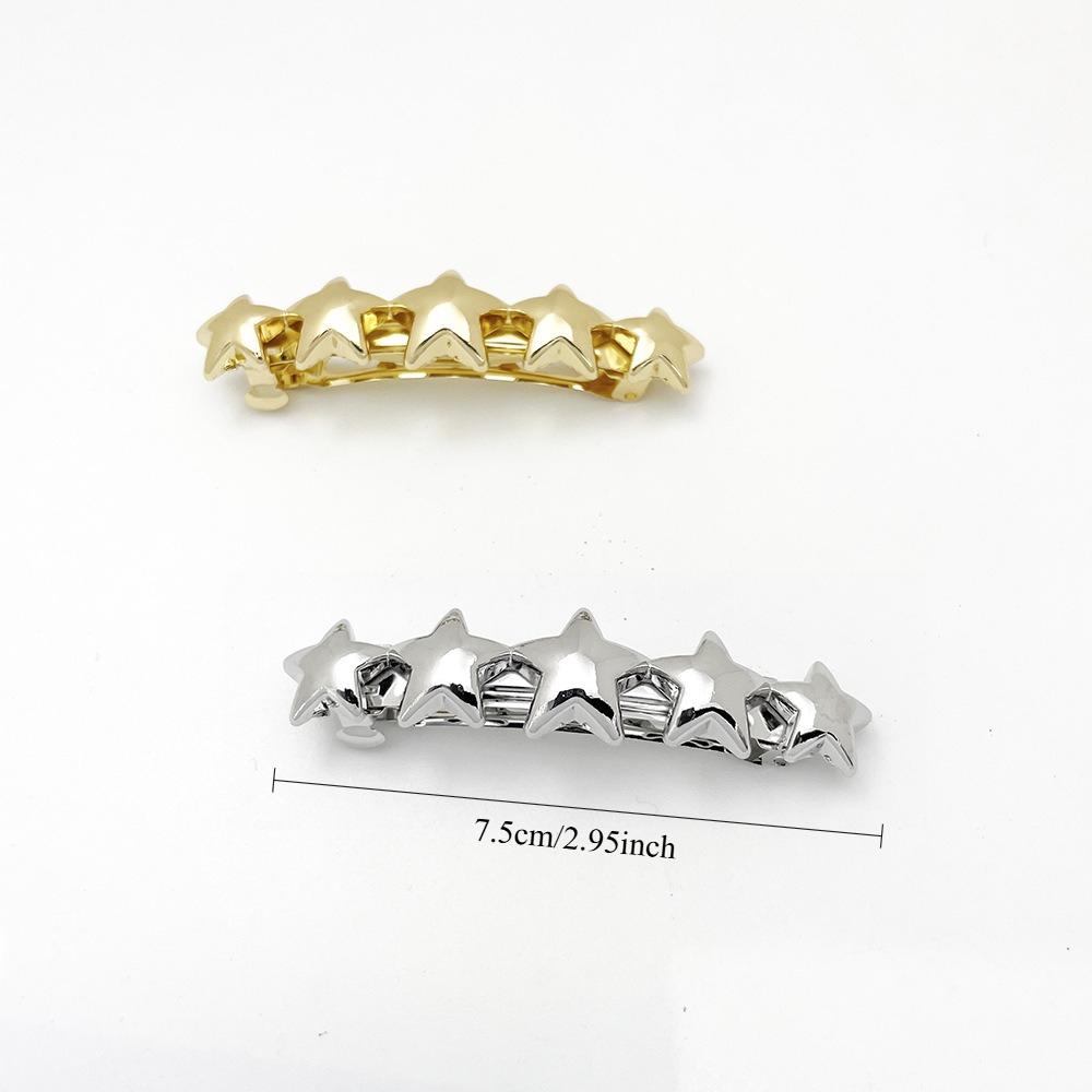 

2pc New European and American High-grade Gold Silver Alloy Hairpin Hair Clips for Girls Women Korean Hair Accessories