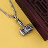 Retro Viking Thor's Hammer Stainless Steel Pendant Necklace