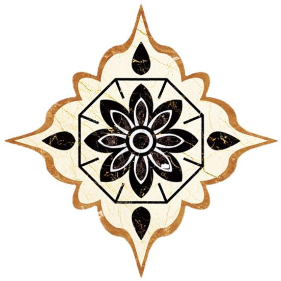 36Pcs Decals Vintage Multipurpose PVC Retro Self-adhesive Floor Stickers for Living Room