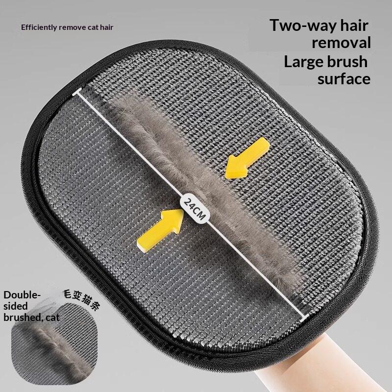 Pet Electrostatic Hair Removal Gloves For Dog Cat Grooming Carpet Clothes Hair Cleaning