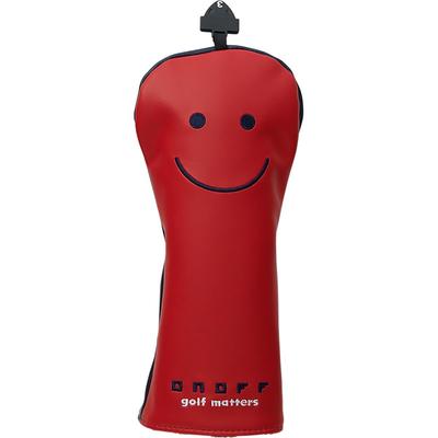 2020 Model GLOBERIDE ONOFF FW Smile Fairway Head Cover Unisex OH1420 03 Red X Navy Men's Women's