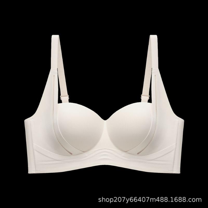 Summer seamless soft support lifting underwear women's small breasts gather and show large upper support anti-sagging adjustment bra