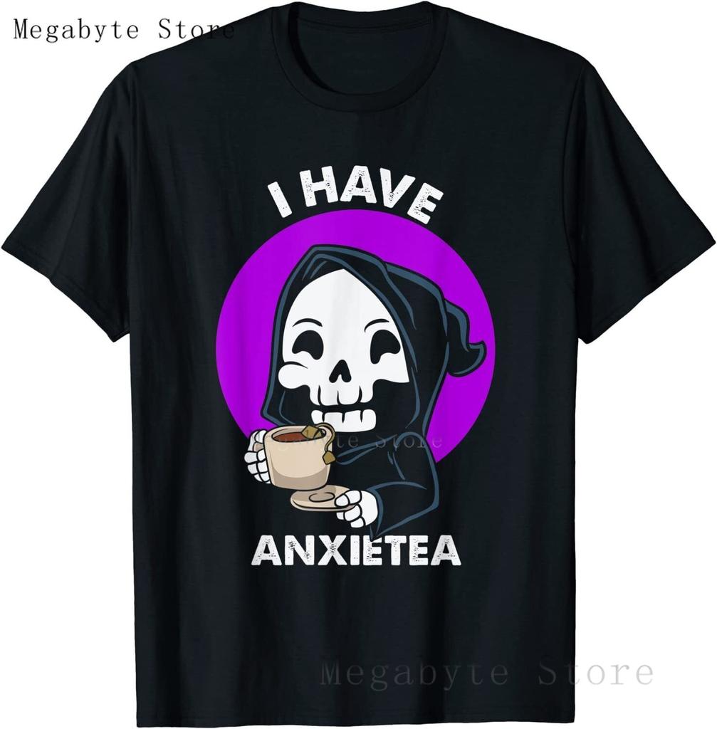 Totenkopf und Krähe Ziege Retro Ästhetik Pastell Goth Kunst T-Shirt Damen Kawaii Anime Kleidung Mann T-Shirts Oberteile Vintage Unisex T-Shirt