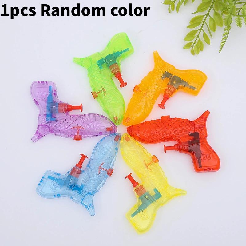 Water Gun Kids With Fish Shape And Plastic Material For Pool Water Toy Play