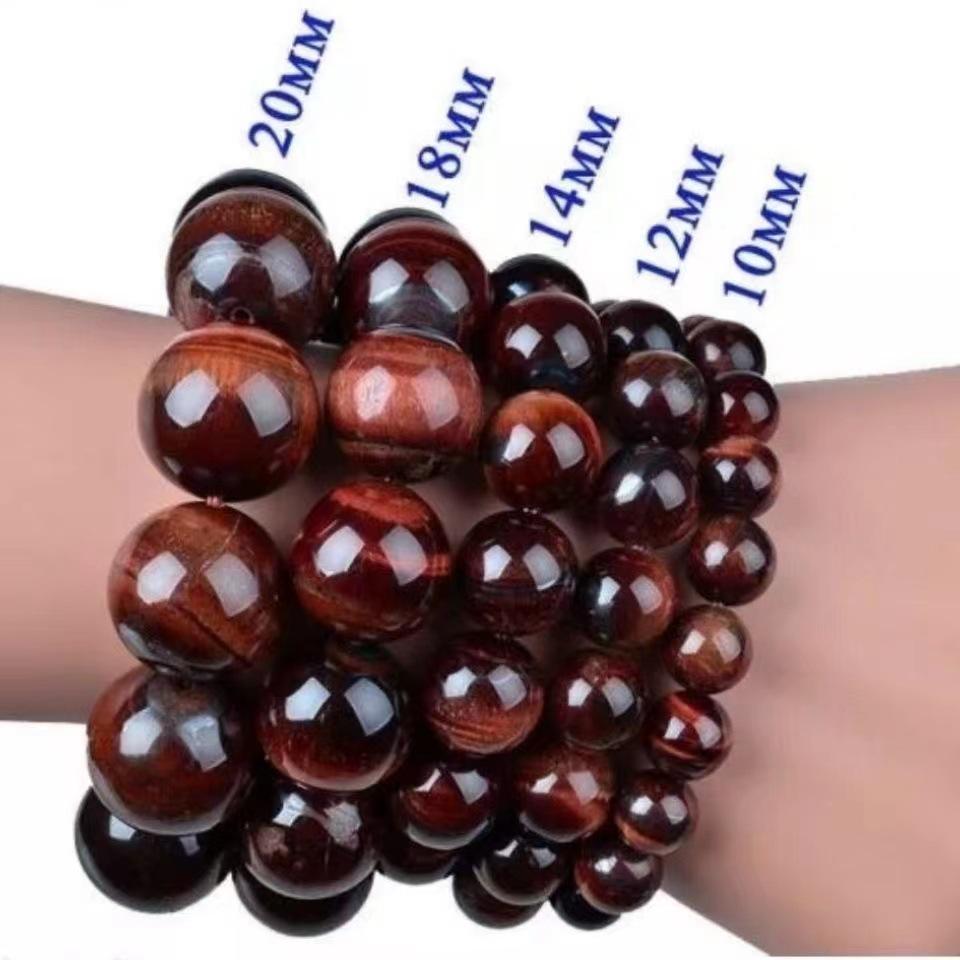 Natuurlijke Rode Tijgeroog Steen Unisex Armband