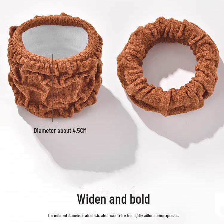 Women's Thick Elastic Headband & Seamless Hair Tie for Autumn/Winter