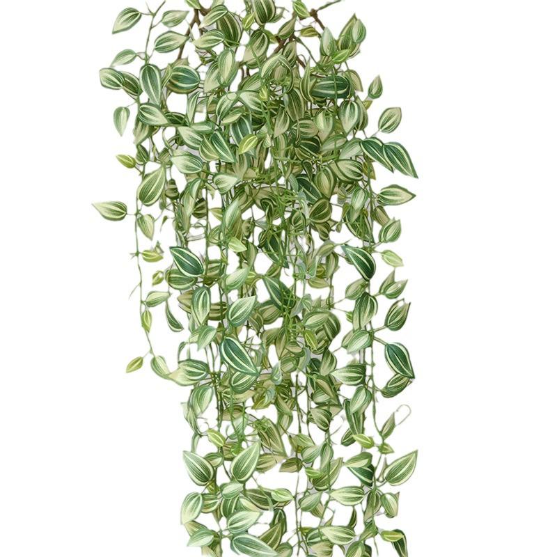 Wandering Jew Simulated Leaf Vine for Wedding Wall Decor