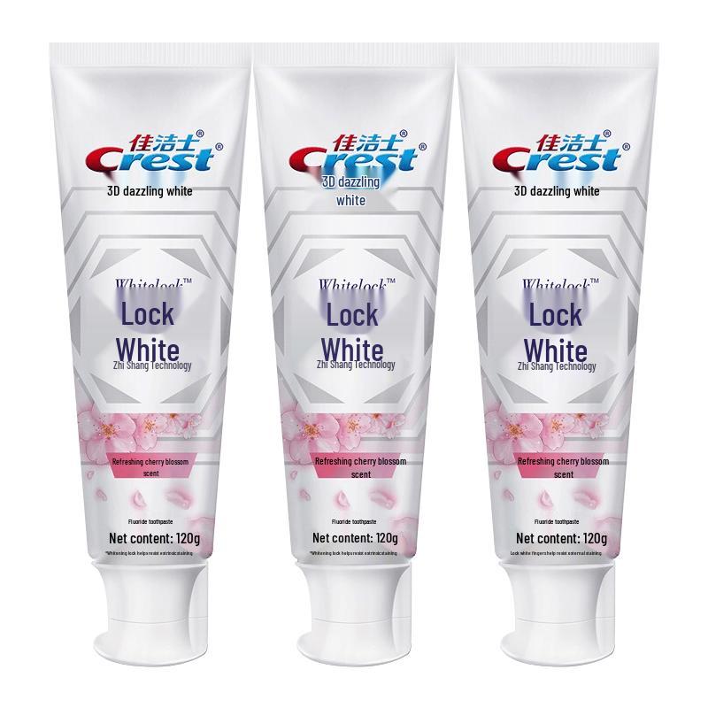 Crest Lock White Toothpaste 3-Pack