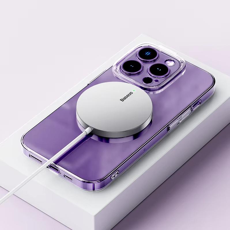 BASEUS magnetic wireless charger suitable for Huawei, Samsung, Apple fast charging, Magsafe 15W fast charging