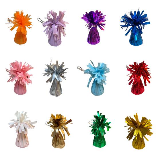 4Pcs Golden Metallic Balloon Weights Holder Reusable Non-Slip Balloons Pendants Graduation Party Christmas Wedding Decoration