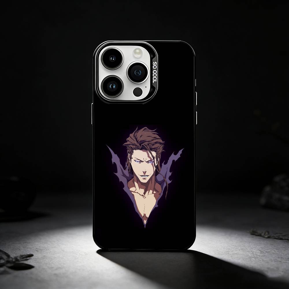 A-Anime A-Aizen S-Sousuke Phone Case For iPhone 17,16,15,14,13,12,11 Plus,Pro Max,XS,Colored silver phone case iPhoneXSMAX