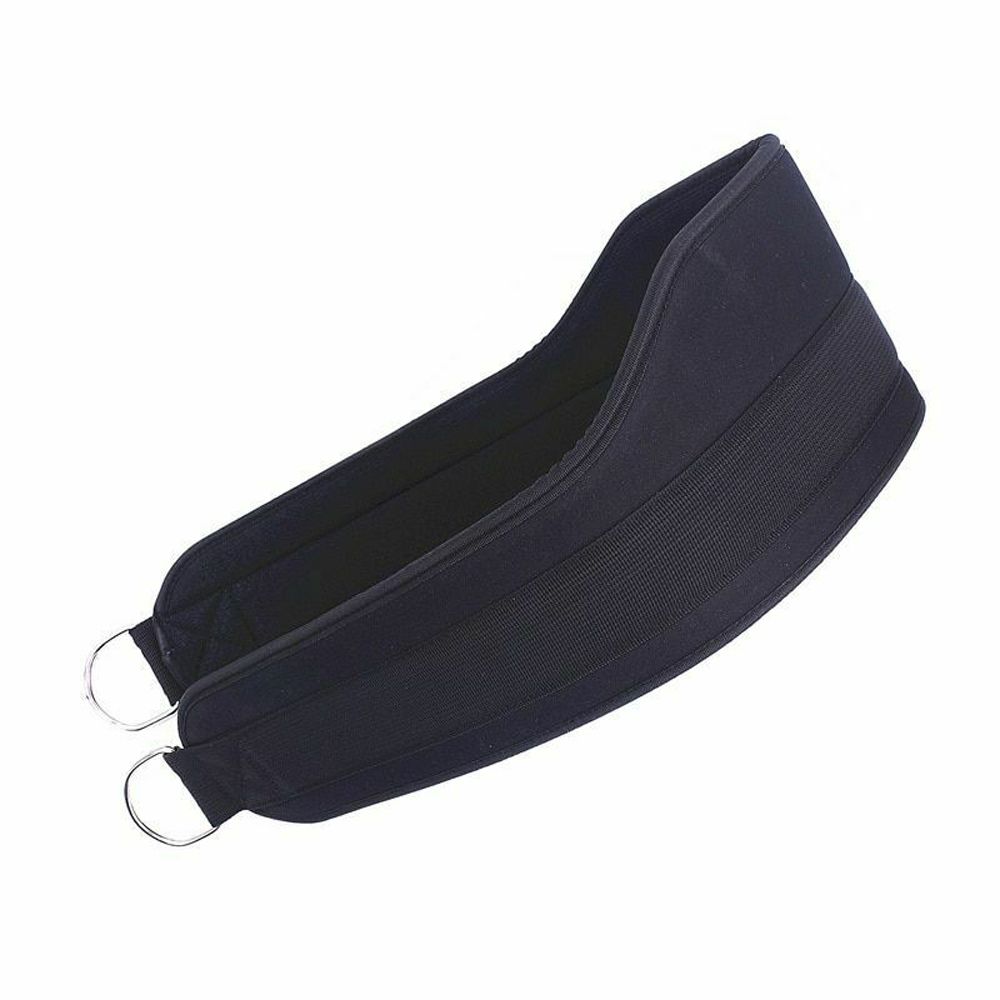 Up Thick Neoprene Sport With Chain Dipping Belt Protector Strap Waist Support Weight Lifting Belt