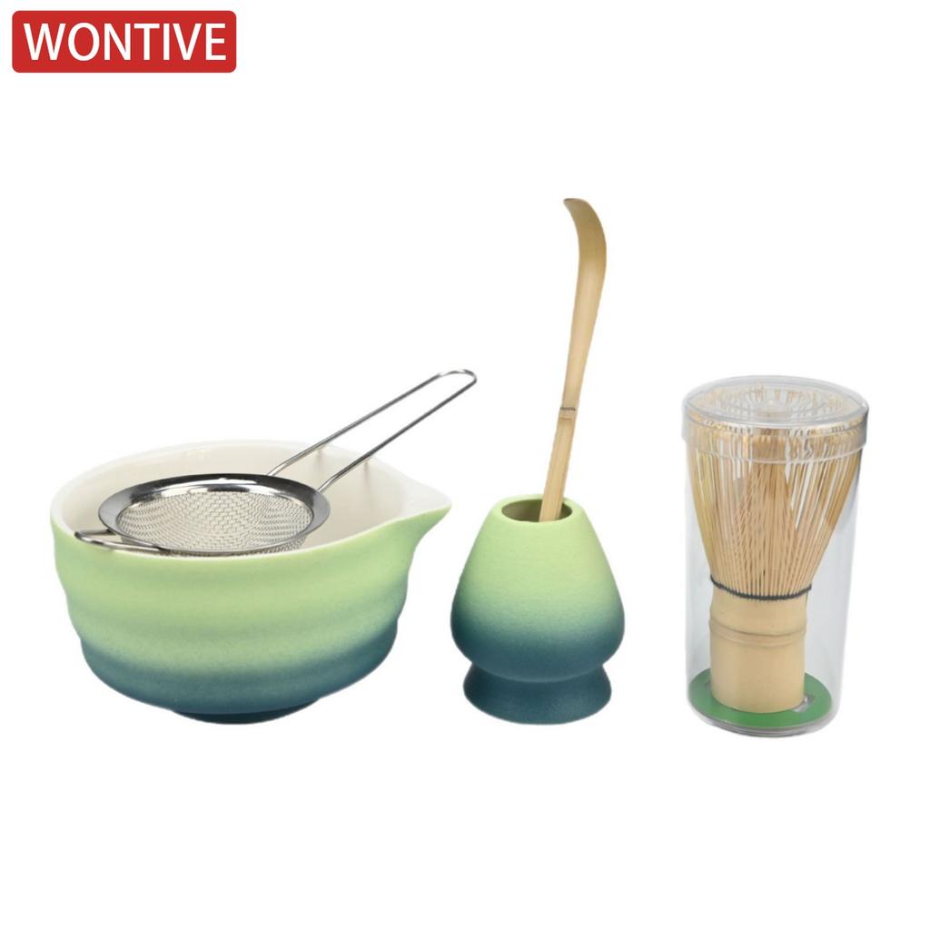 5pcs/set Japanese Matcha Set Handmade Home Matcha Bowl Bamboo Whisk Teaspoon Tea Set Tea Making Tool Accessories Tea Lovers Gift