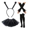 4Pcs Bees Fancy Dress up Kits for Women and Kid Birthday Halloween Cosplay Party