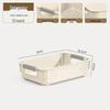 Multi-Purpose Plastic Storage Basket for Snacks, Toys, and Kitchen Items