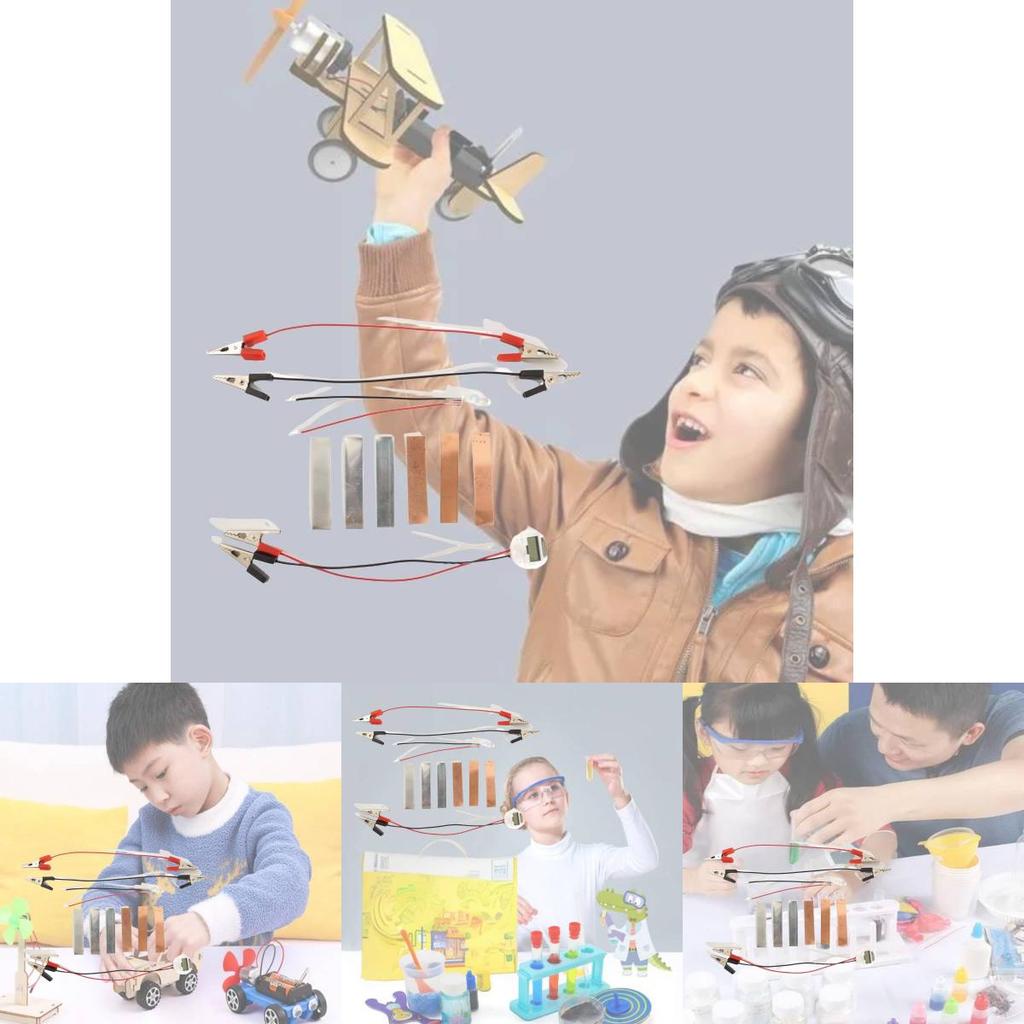 Potet Frukt Elektrisitet Vitenskap Eksperiment Sett Metall Materiale Diy Håndlaget Leketøy