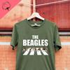 The Beagles Dog Kawaii Couple Cotton T-shirt Hot Sale Cartoon Tee Tops UnisexFashion Short-sleev Casual Graphic Tee
