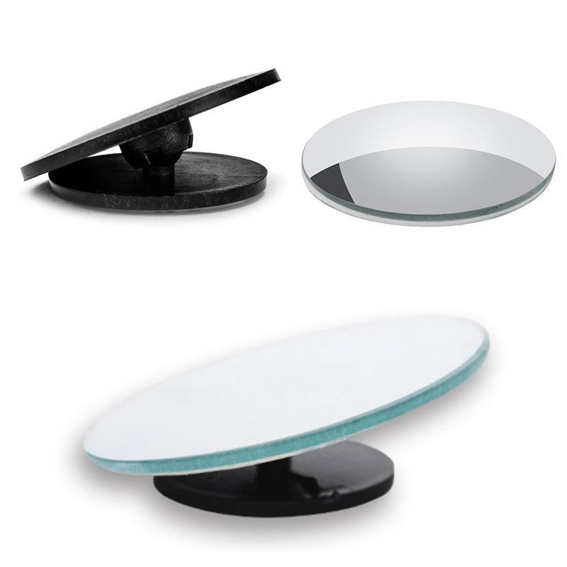 Small Round Mirror for Car with 360-degree View, High-definition Reflective Auxiliary for Reversing and Eliminating Blind Spots.