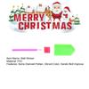Christmas Diamond Painting Stickers Xams Element Patten Vibrant Color Hands Skill Improve Easy DIY Mosaic Wall Sticker