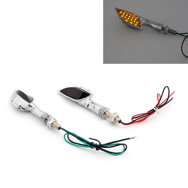 

Universal Motorcycle Skeleton Hand LED Turn Signals Blinker Indicator Smoke