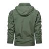 Bergsteigen Kapuzenjacke Winddichte Herren Freizeitjacke Outdoor Übergröße Jacke Herren