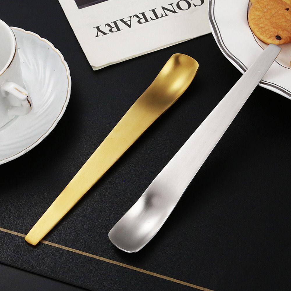 

Long Handle Ice Cream Espresso Stainless Steel Ice Cream Spoons Stirring Tool Stirrer Teaspoon
