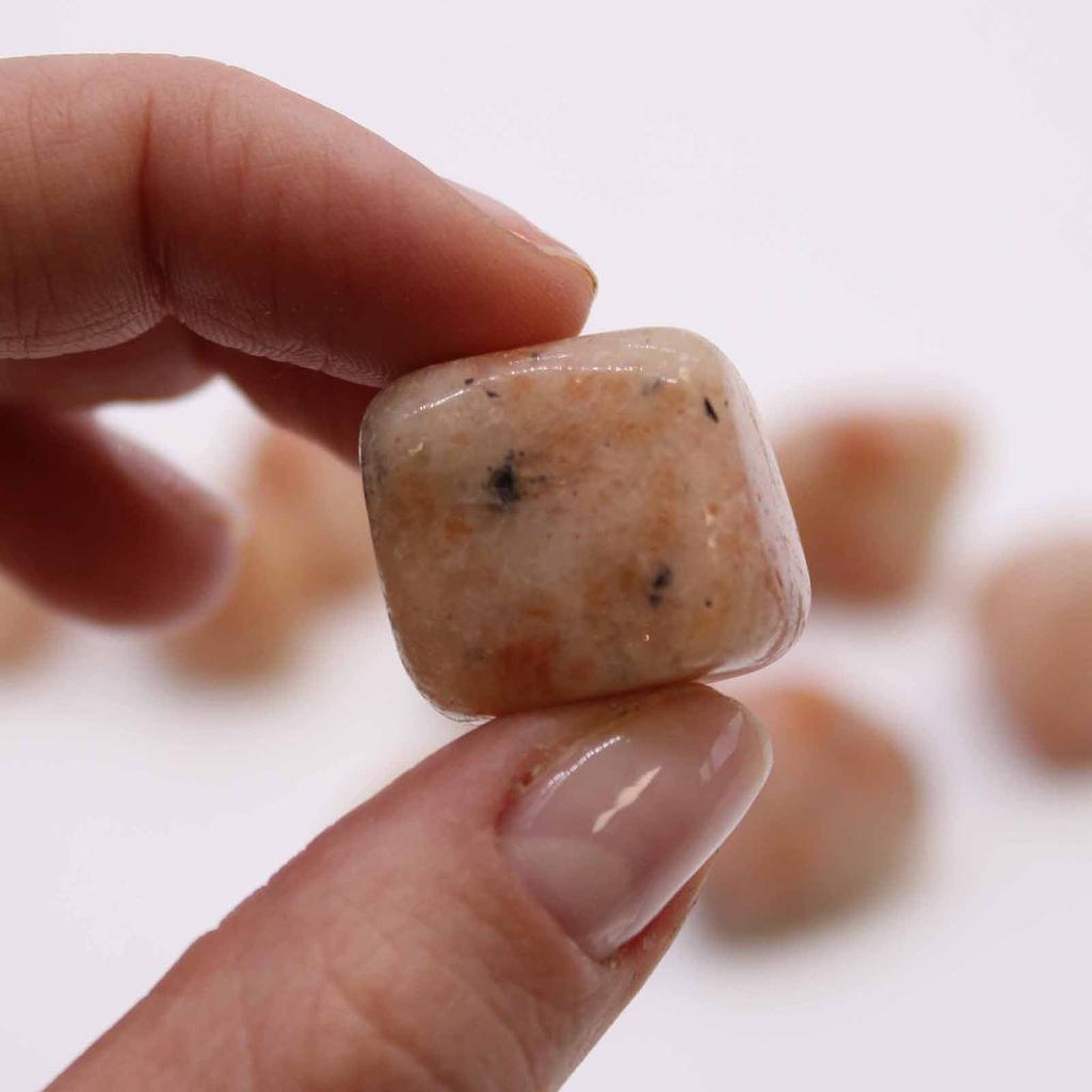 Sunstone Tumbled Stones Set of 24
