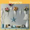 Zeitgenössische Muschel-Wandvase zur Heimdekoration zur Aufwertung von Innenräumen minimalistisch
